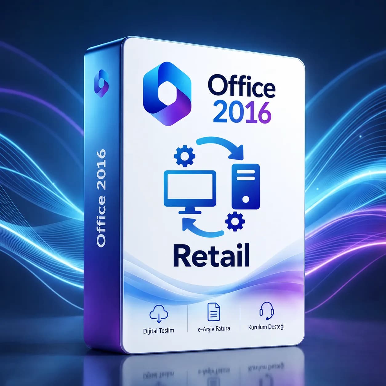 Office 2016 Lisans Anahtarı – Retail (Tek Kullanım)