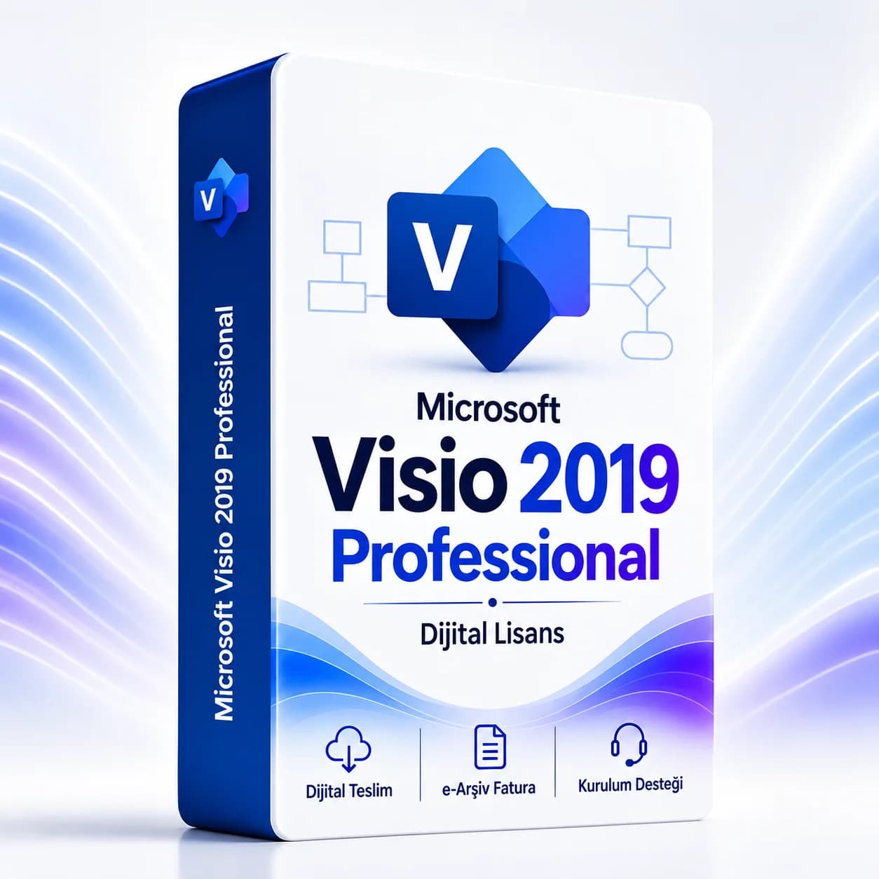 Microsoft Visio 2019 Professional Lisans Anahtarı – Anında Teslim – Telefon Aktivasyon