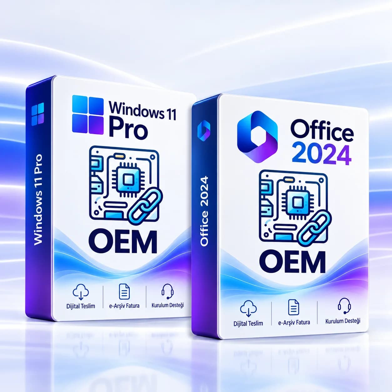 Windows 11 Pro + Office 2024 Pro Plus | Dijital Lisans – Anında Teslim – OEM (Format sonrası tekrar kullanılabilir)