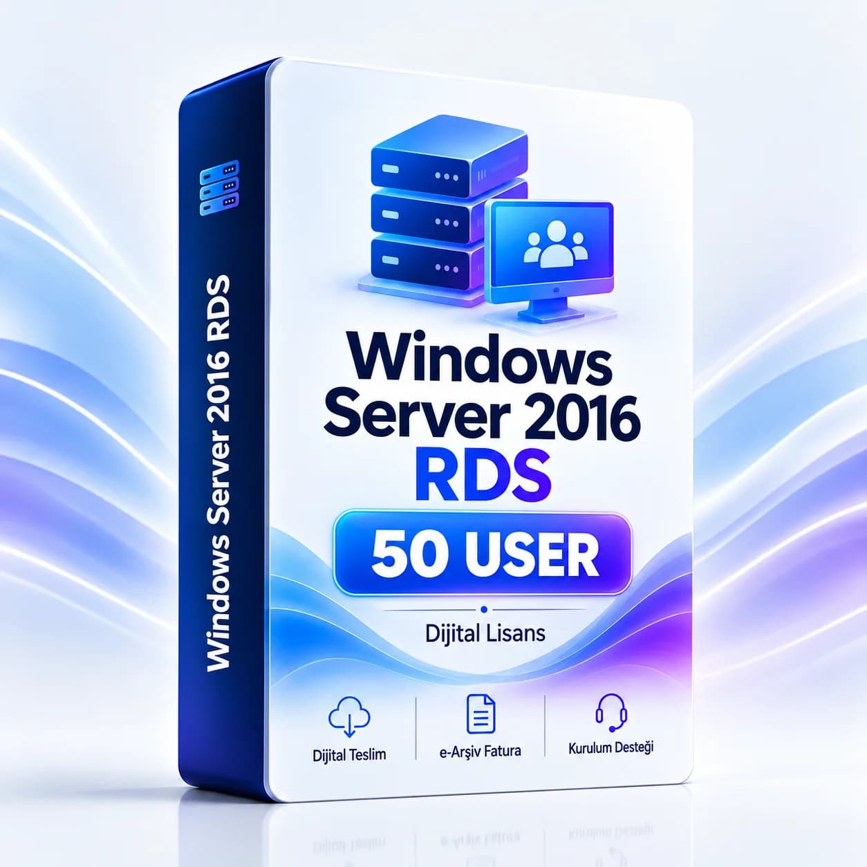 Windows Server 2016 RDS Lisans (User & Device) – 50 User
