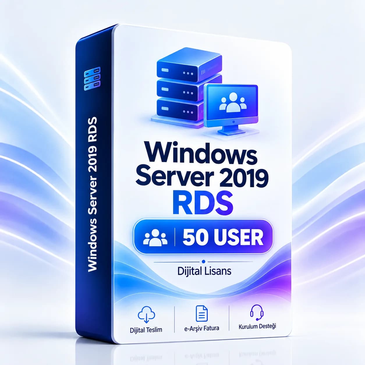 Windows Server 2019 RDS Lisans (User & Device) – 50 User