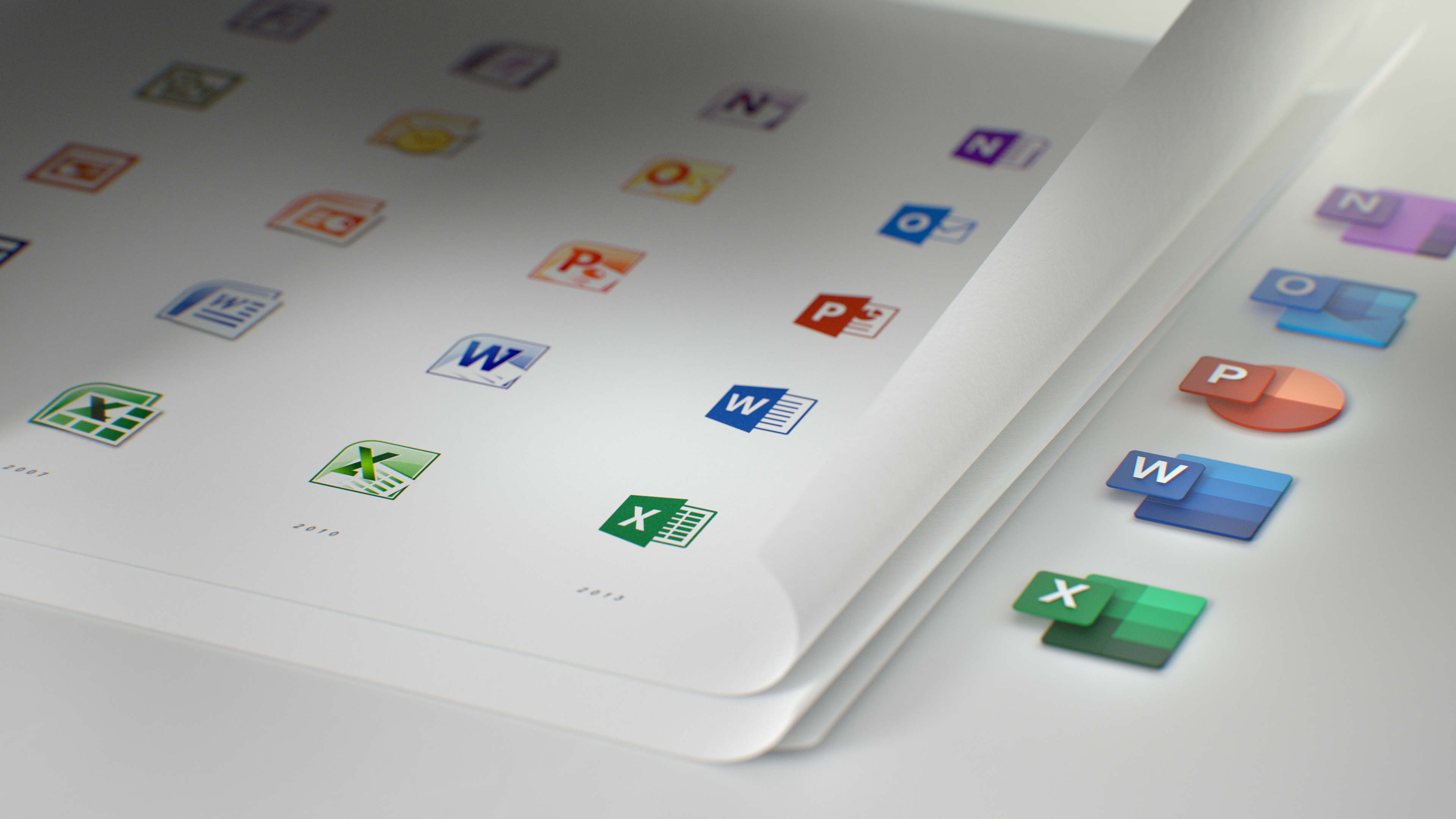 Office 2024 uygulama ikonları